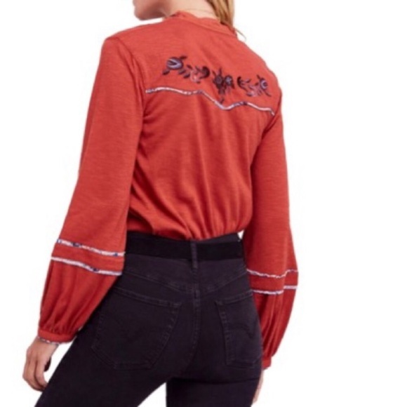 Free People Sundance Henley Top - Picture 2 of 5